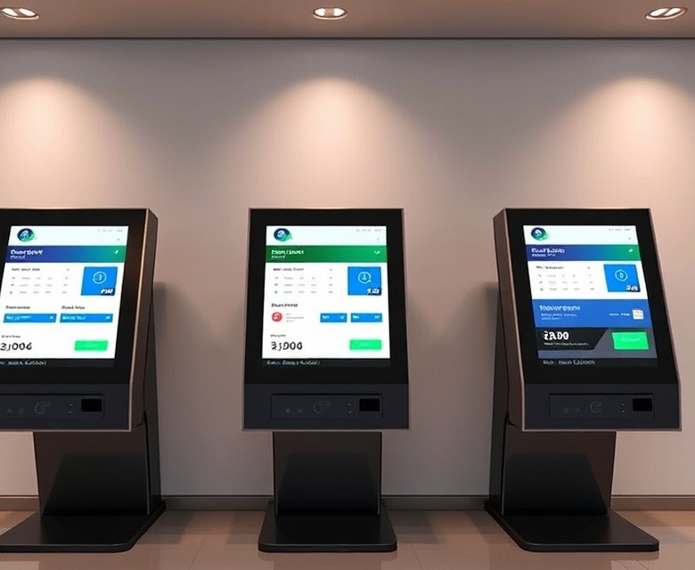 Remote diagnostics screen for a self-service terminal