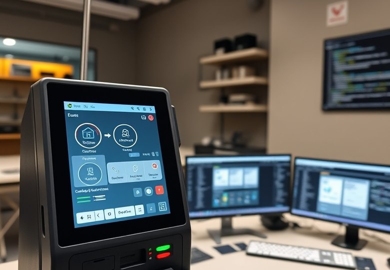Self-service interface running normally